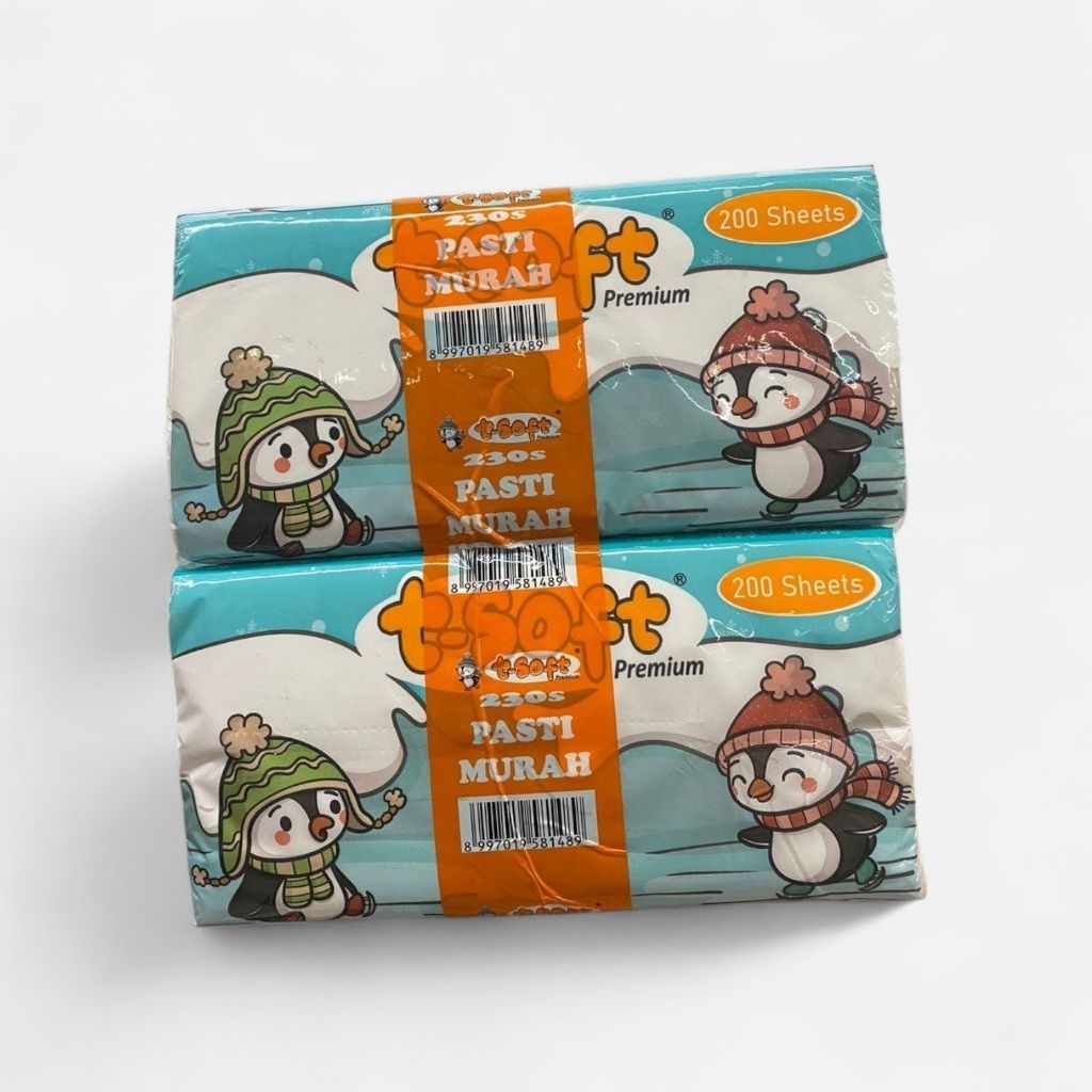 T-Soft Premium Banded 200+200's tissue