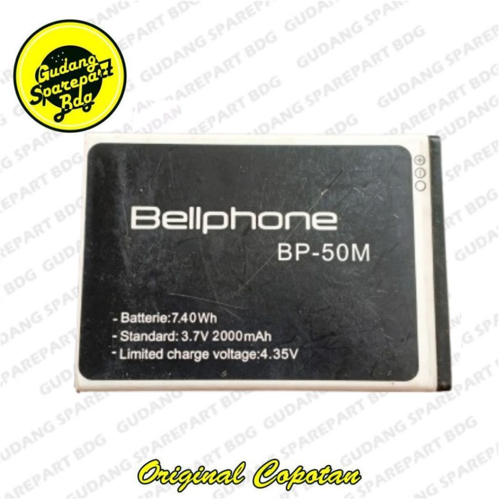 Baterai Bellphone BP-50M Second Copotan