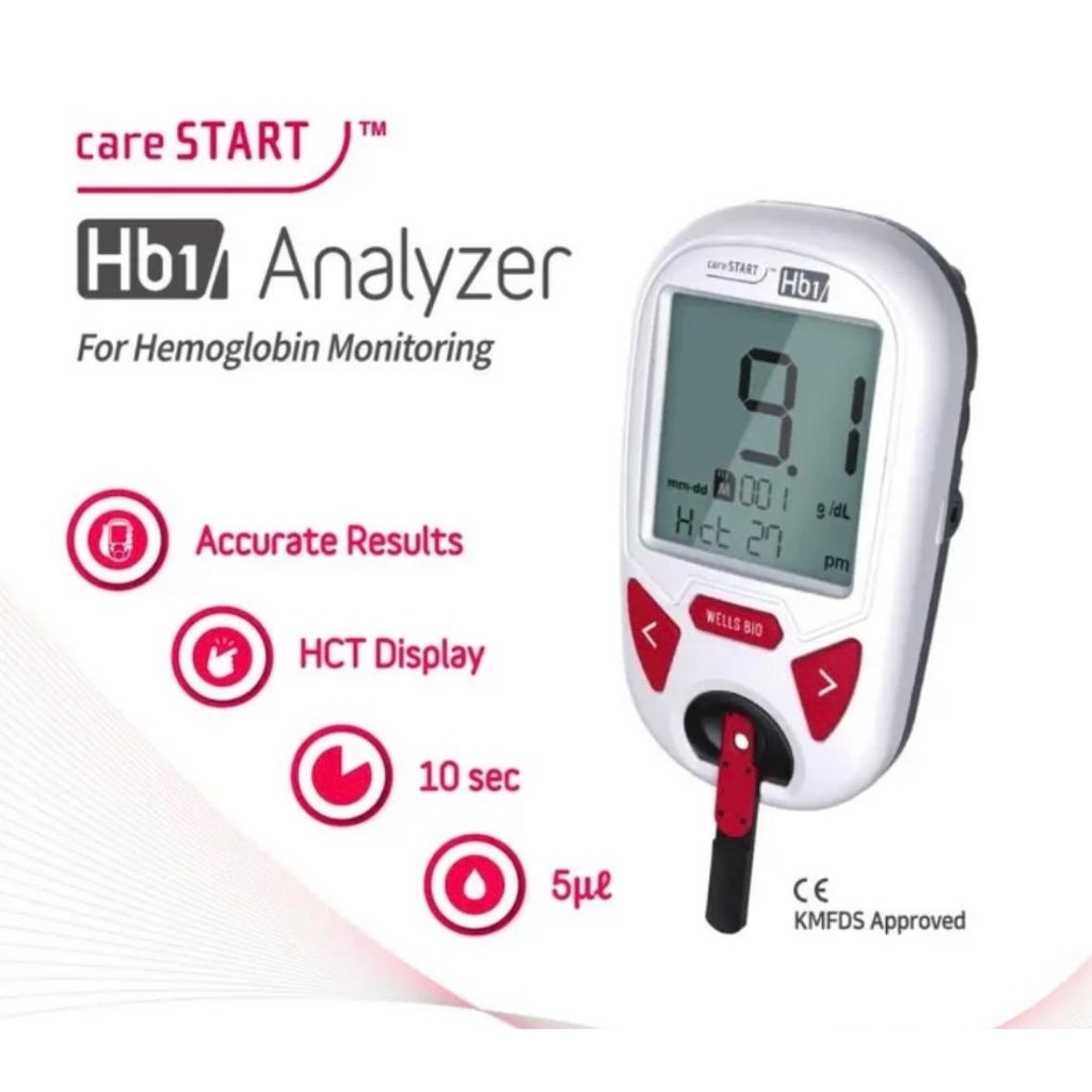 Alat Cek HB Hameglobin CareStart Hb1 Analyzer