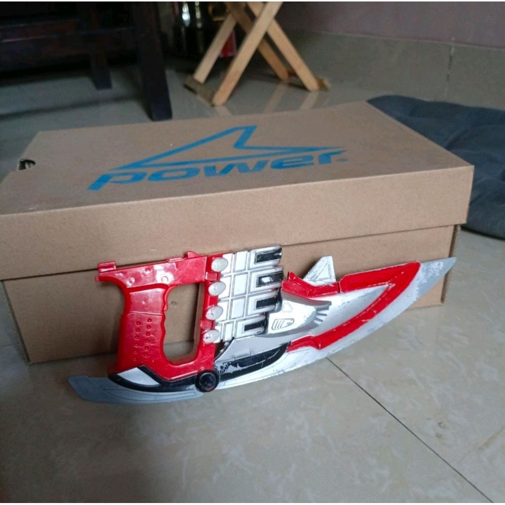 GEKI SAIBLADE/RHINO MORPHER POWER RANGER MAINAN ANAK RARE