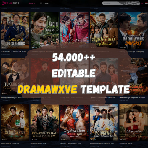DramaWave 54.000++ Editable Tempalate Langganan