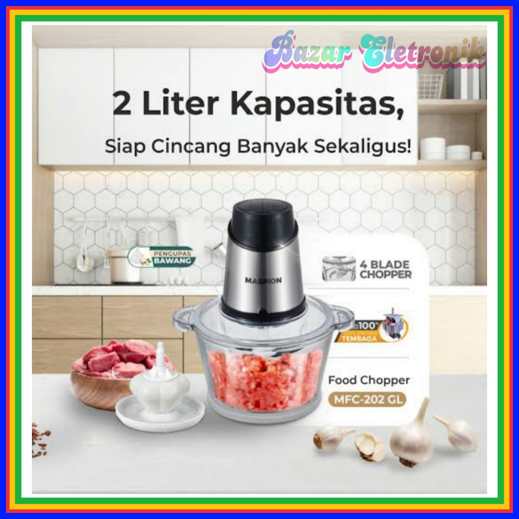 FOOD CHOPPER MASPION MFC 202 / FOOD CHOPPER MASPION / FOOD CHOPPER MFC 202 / FOOD CHOPPER / MASPION