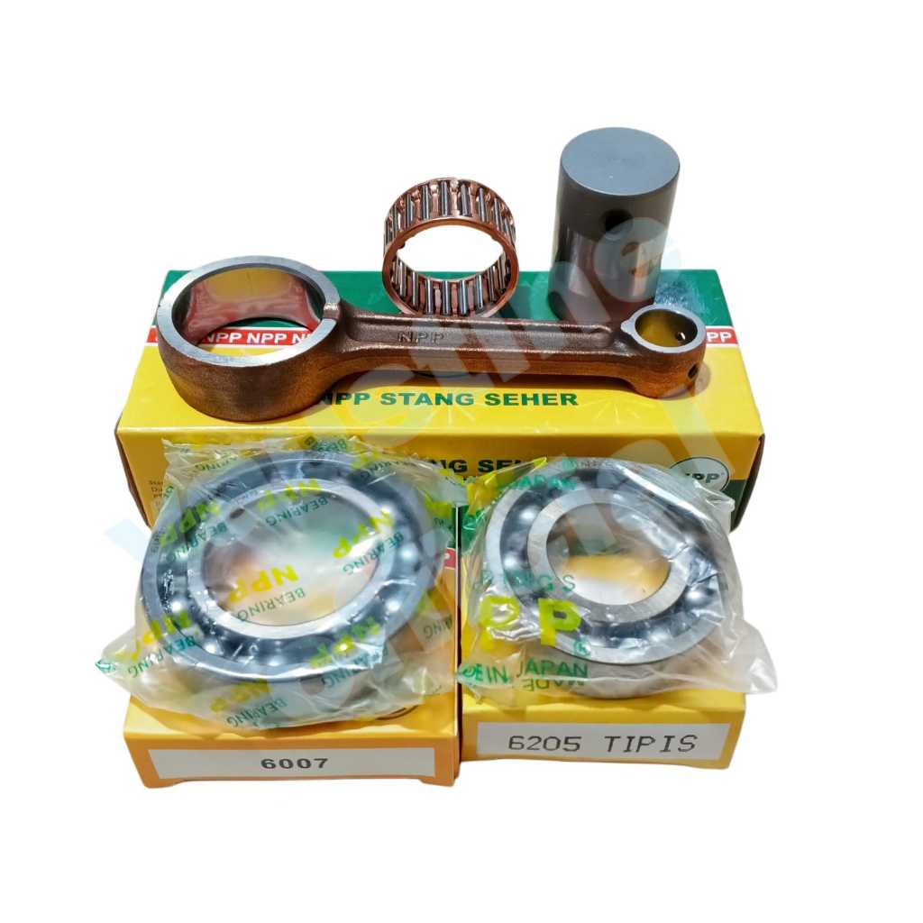 Stang seher Shogun 110 R shogun / new shogun kebo plus bearing kruk as kanan kiri Ori Npp