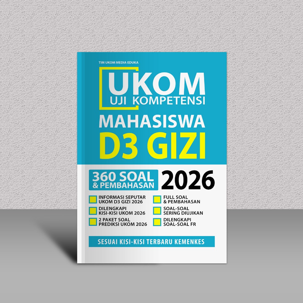 Buku UKOM Uji Kompetensi D3 GIZI 2026