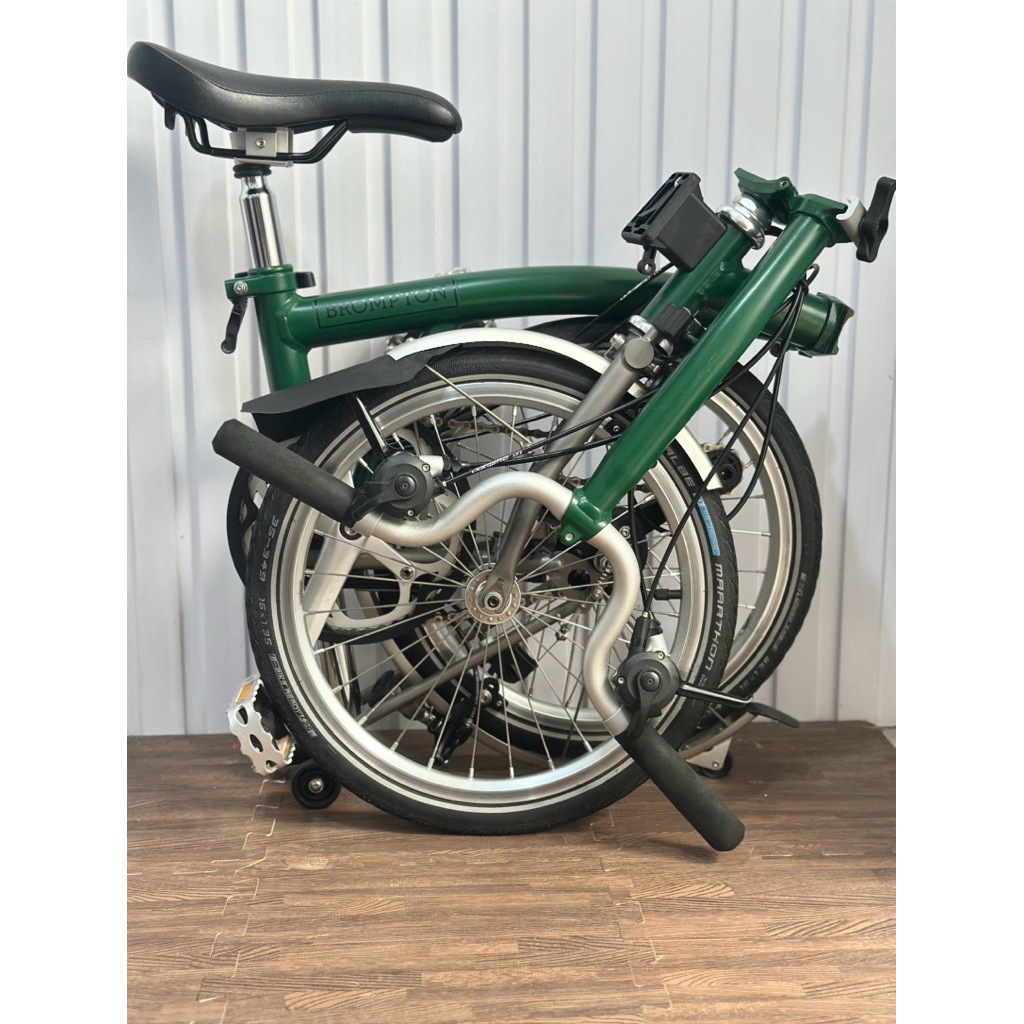 sepeda brompton M6LX titanium 2020 racing green