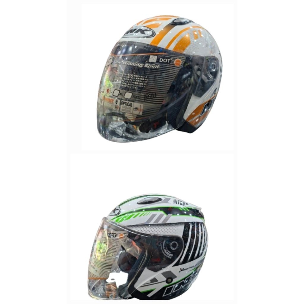 HELM INK CENTRO MOTIF _HALF FACE