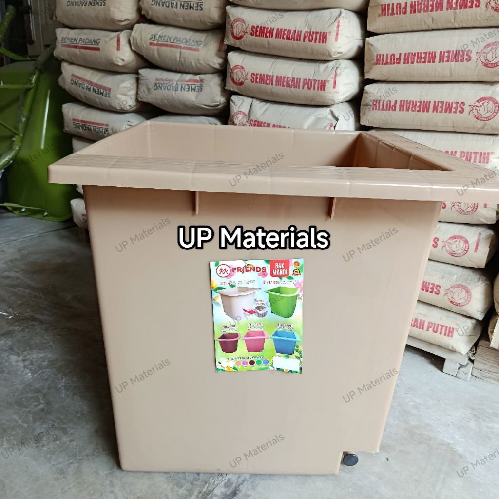 Bak Mandi Petak / Segi / Bak Air Ukuran Besar PVC