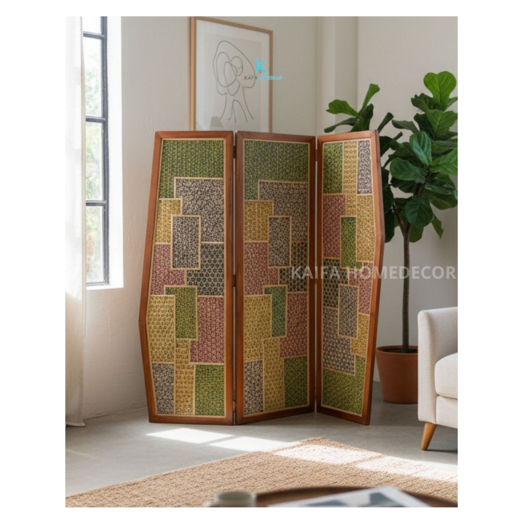 Sketsel/Partisi | Pembatas Ruangan 3 pintu