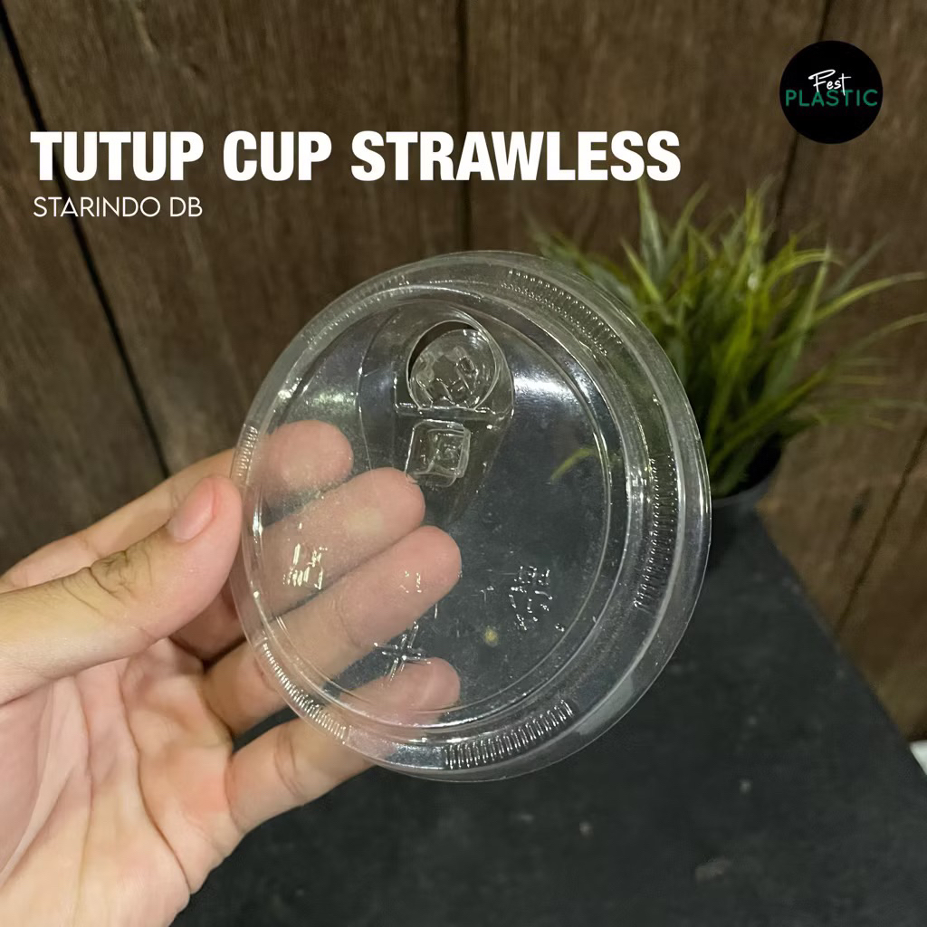 Tutup Cup Strawless Starindo – Diameter Besar
