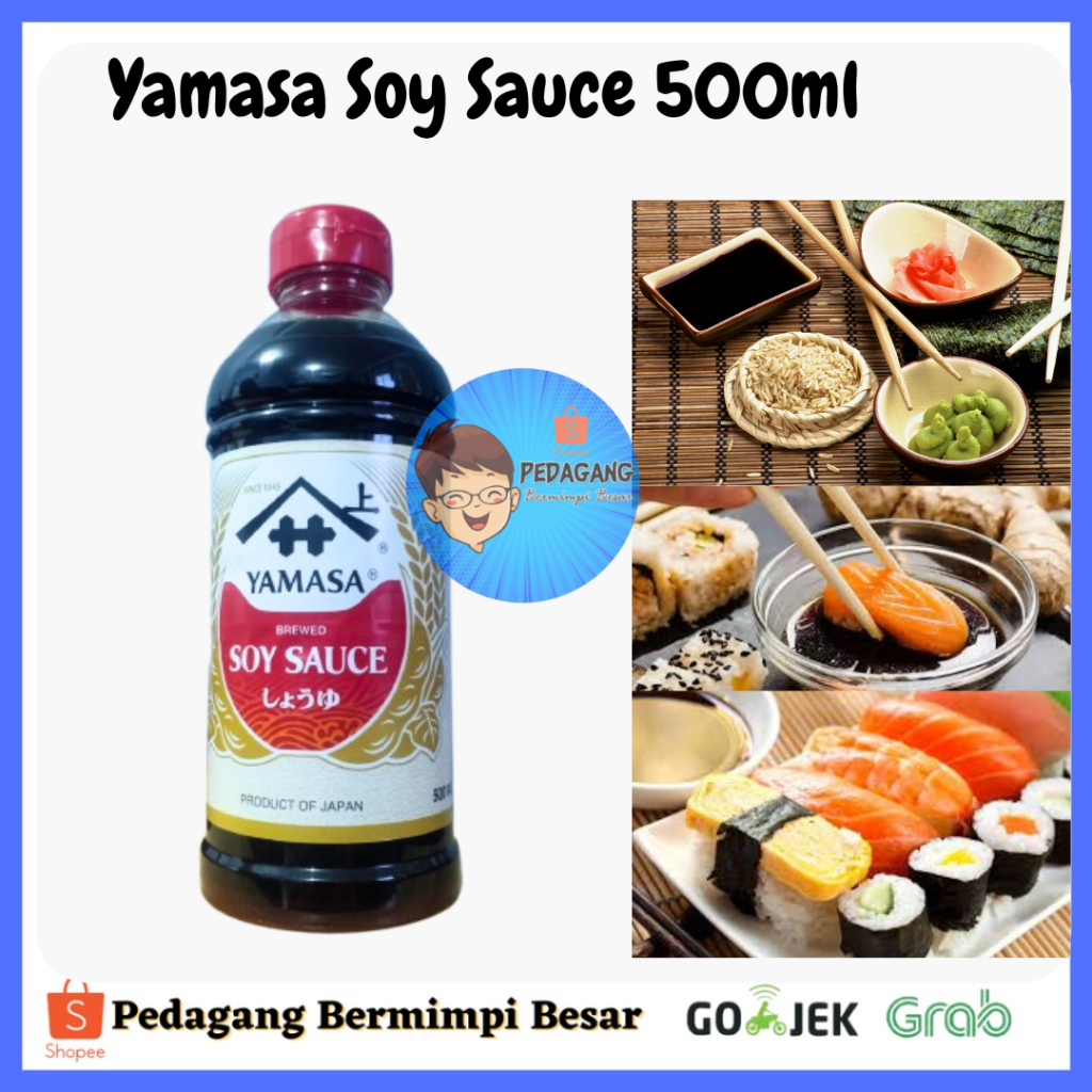 [PBB] Yamasa Soy Sauce 500ml / Kecap Asin Jepang Asli / Soy Sauce Jepang Premium / Kecap Jepang Hala