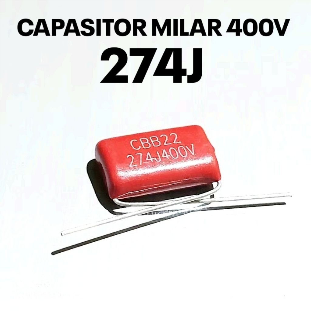 CAPASITOR MILAR 274J 270nF 400V 400VOLT CBB22