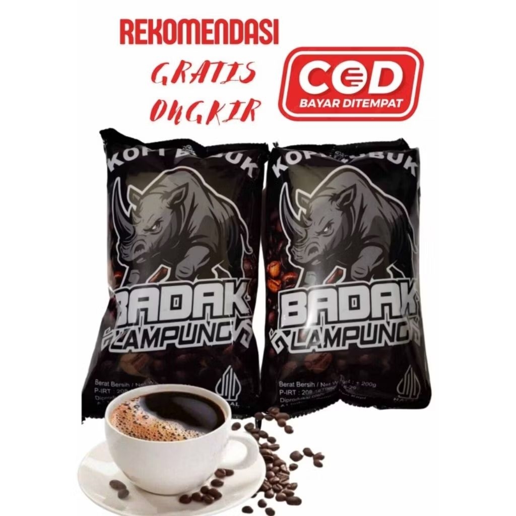 KOPI BADAK ASLI LAMPUNG 200gram