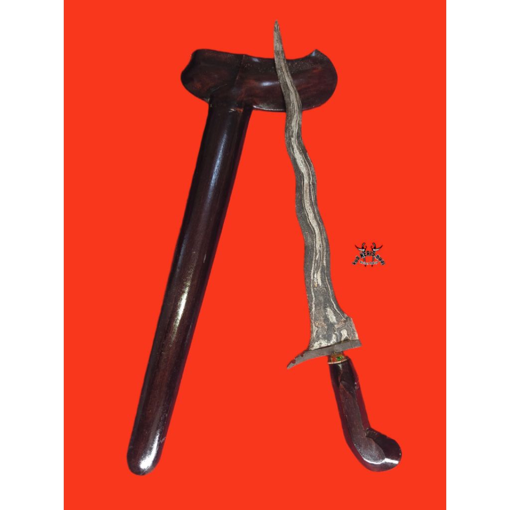Keris Brojol Warangka Kayu Sono