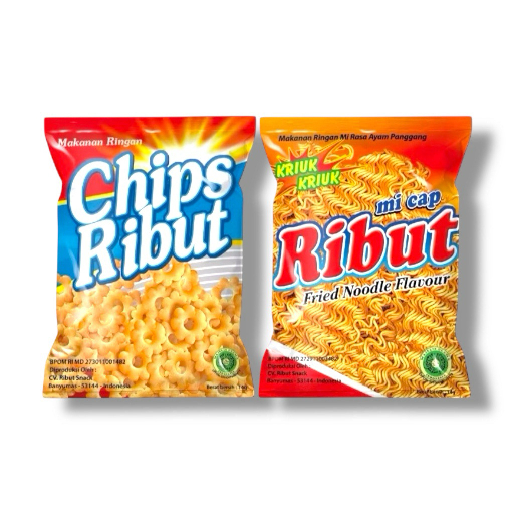 Ribut Snack Jadul Ribut Mie Chips Ribut Chips (20 pcs)