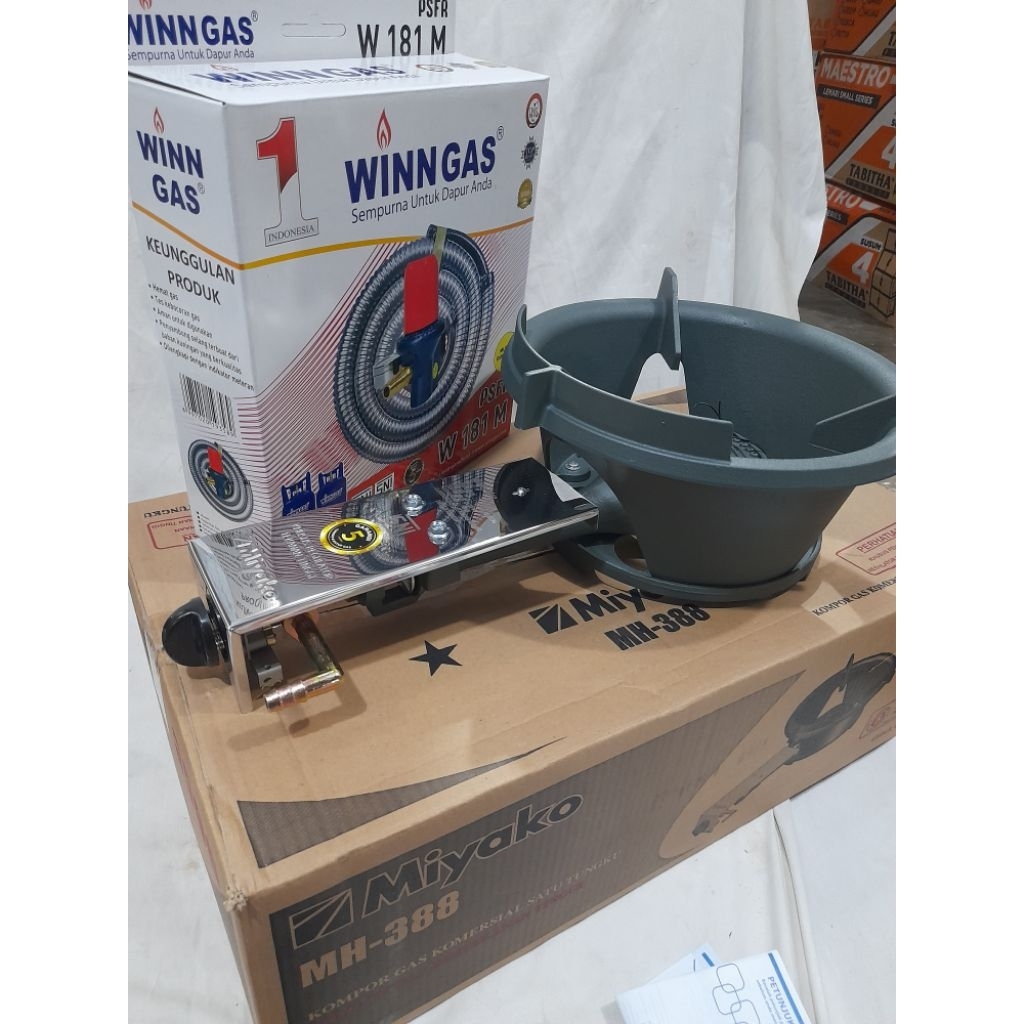 Kompor miyako mh 388Tekanan tinggiHarga Set selang regulator tekanan tinggi psfr w181 m tp570.000