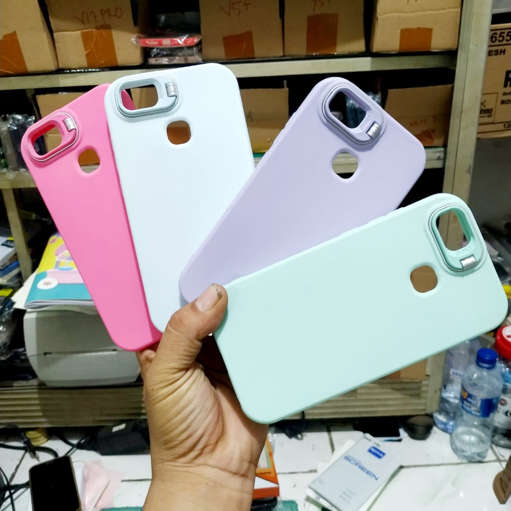 Casing Vivo 1716 Softcase Gelombang Camera Protection Vivo V7 plus V7+