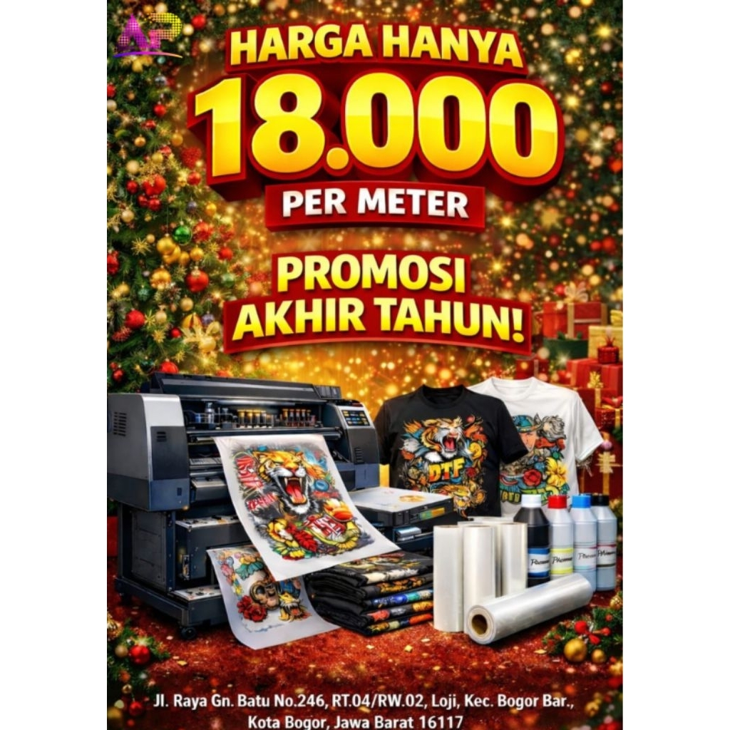 JASA PRINT DTF / JASA CETAK DTF / SABLON COSTUM DTF PERMETER