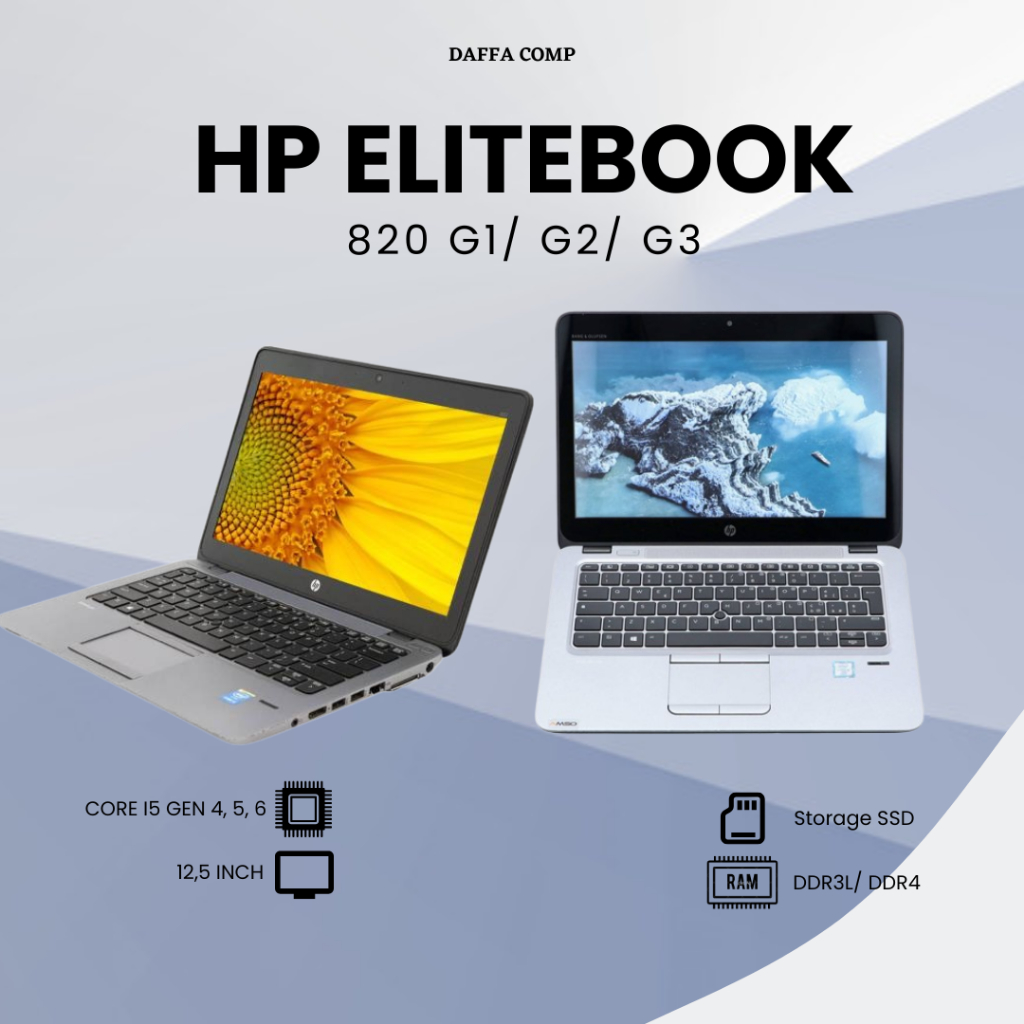 Laptop HP Elitebook | Probook Core i5 / i7 Ram 16Gb SSD 512Gb MURAH & BERGARANSI