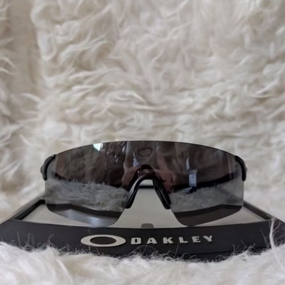 Kacamata Original Oakley Evzero Blade Matte Black w/ Prizm Black 009454A 01 Running Lari Cycling