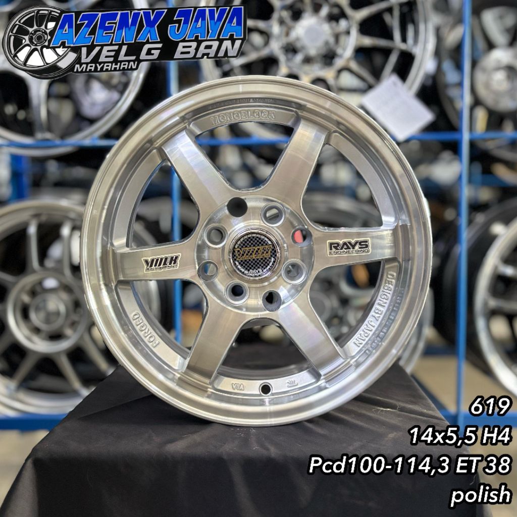 velg mobil TE37 R14