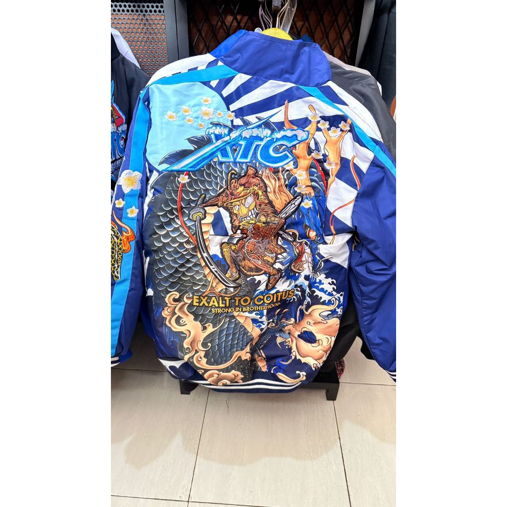 Jaket Merchandise XTC JAPAN VERSI COITUS Anti Air Bisa Bulak Balik