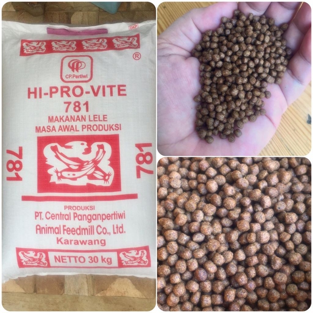 pelet ikan lele apung Hl pro Vite 781-1/781-2/781-3pakan ikan lele nila gurame mas patin lele