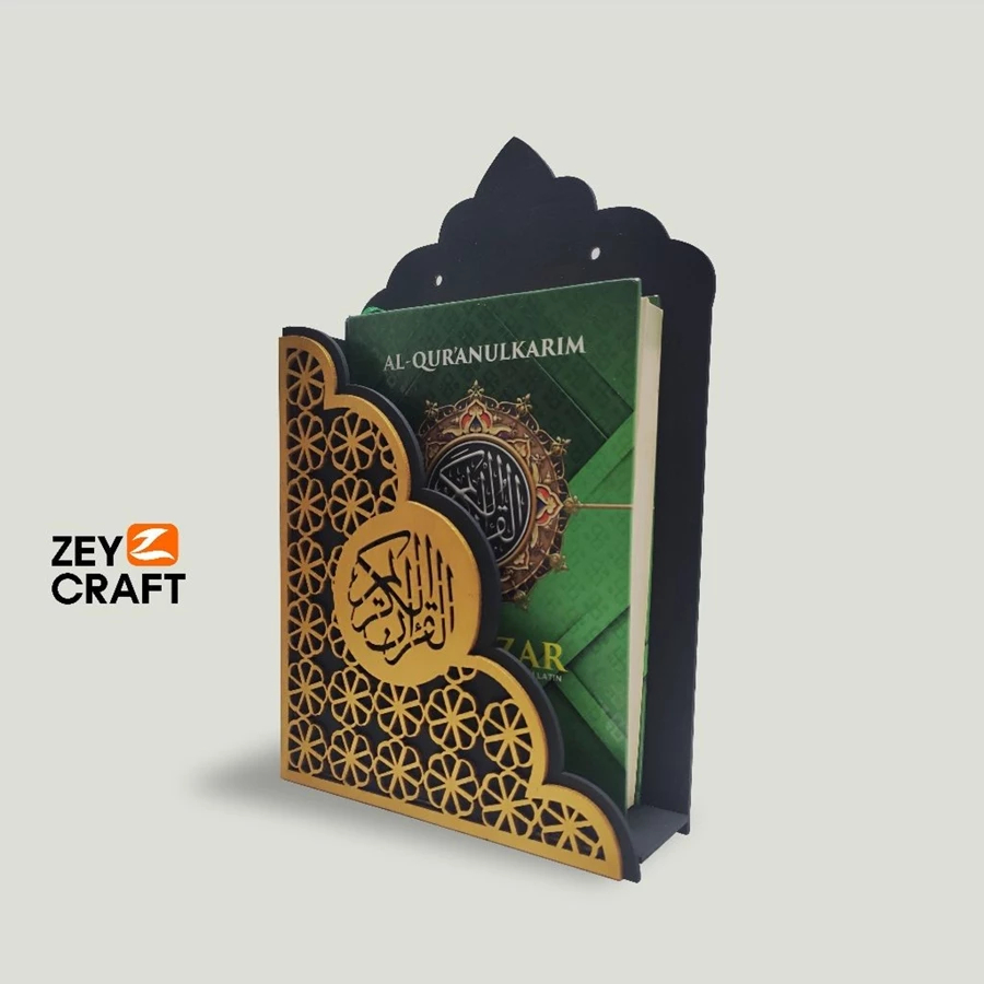Rak Alquran Dinding Aesthetic Minimalis Elegant  4.5