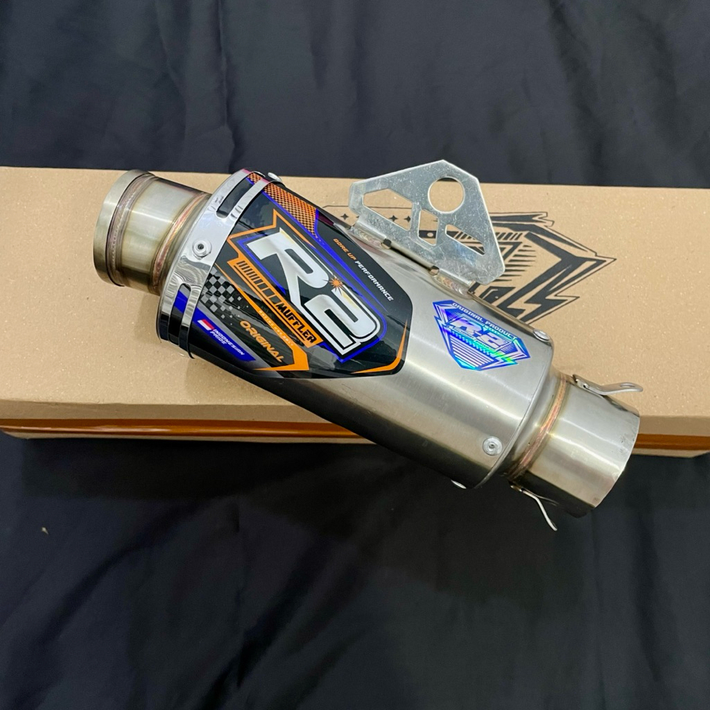 silincer Knalpot Kompetisi GTX RBT ROADRACE DRAGBIKE SILINCER ONLY INLET 50 Original R2