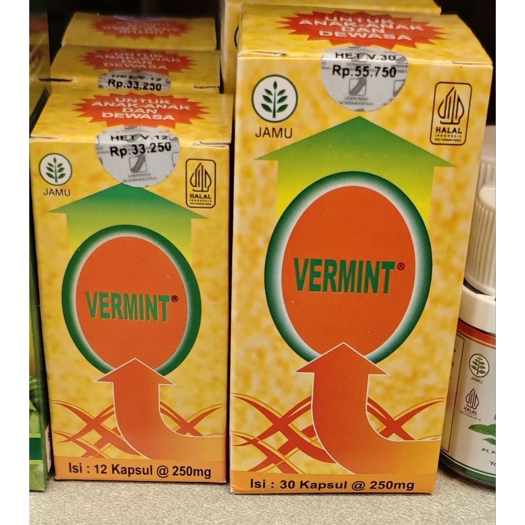 Vermint isi 30 Kapsul (Vermint Besar)