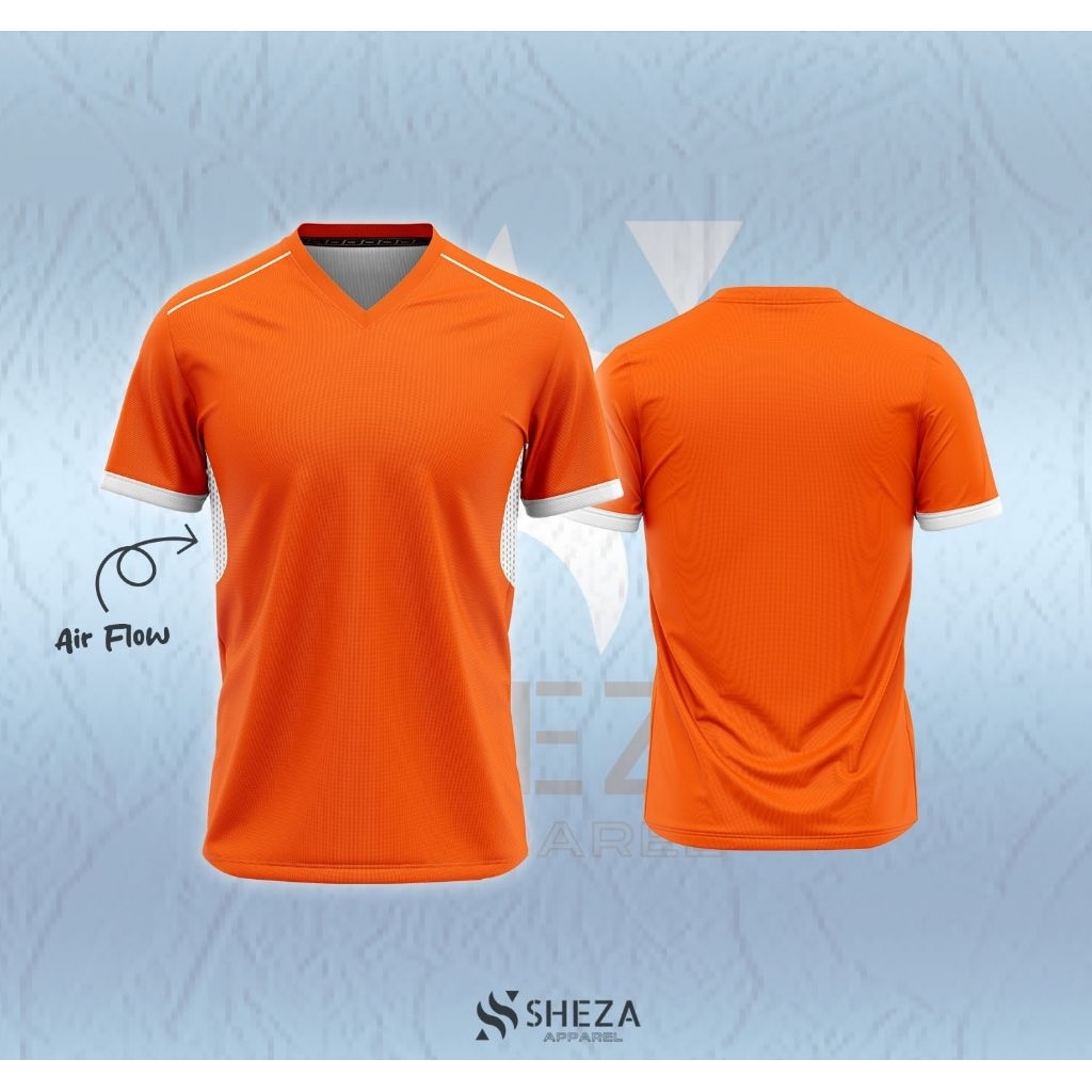 JERSEY DRYFIT POLOS ORANGE – AIR FLOW