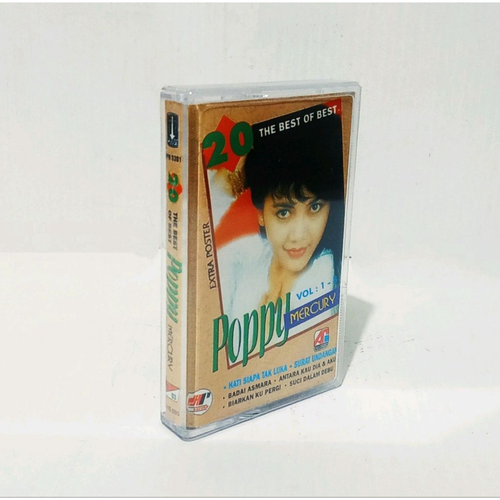 KASET POPPY MERCURY - 20 THE BEST OF BEST (BARU/SEGEL)