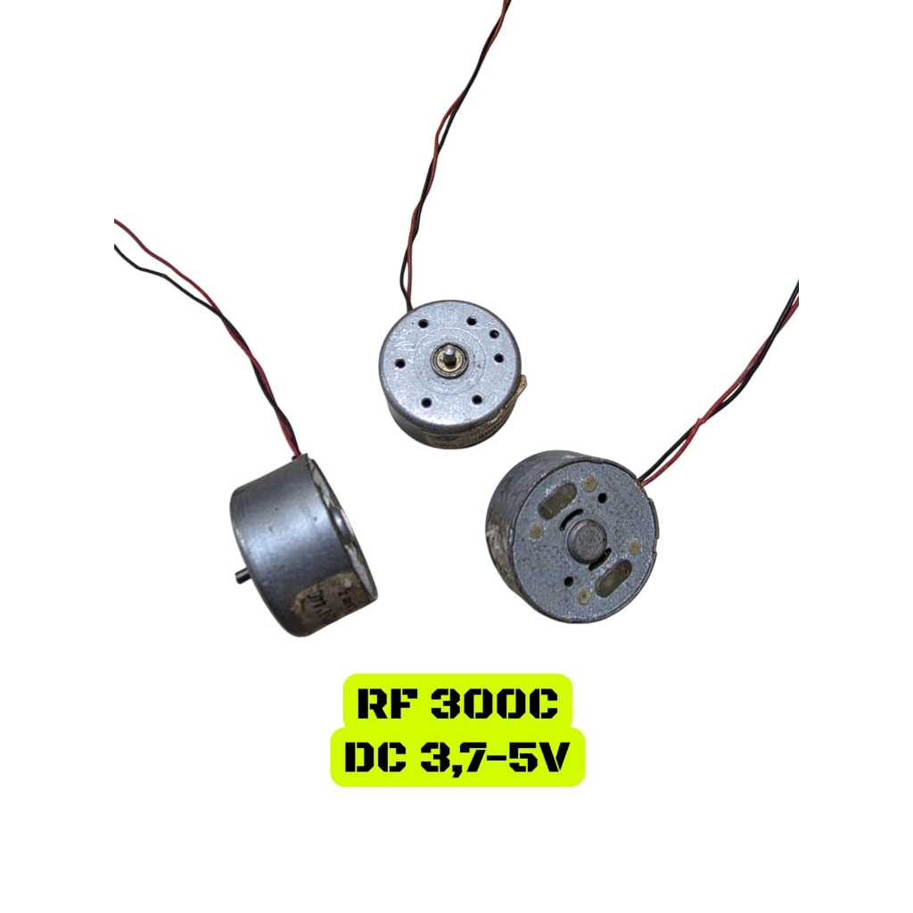 TERMURAH Dinamo RF Motor DC Fan 1.5V-6V Mainan DVD Speed Dinamo Listrik DIY Mini