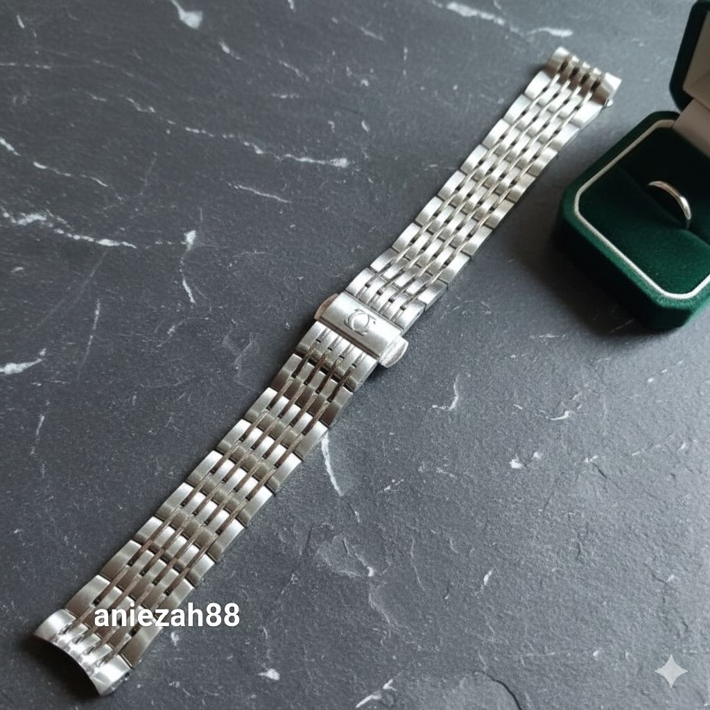 Rantai Omega seamaster 20mm Baja Strap Watch band omega curved end link