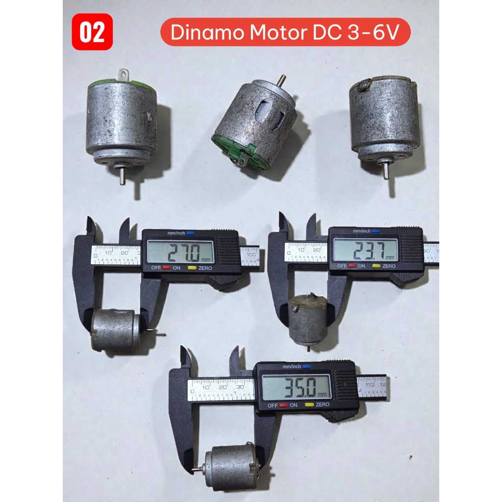 DINAMO DC 3V-6V MOTOR DC 3V 5V 6V TERMURAH DINAMO LAYANGAN DINAMO MINI TRONDOL DIY DLL 02