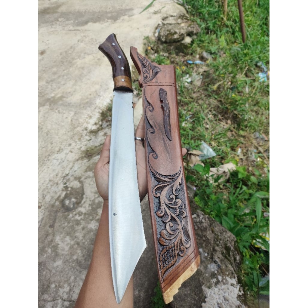 hockay patimura panjang golok kerja baja per fulltang