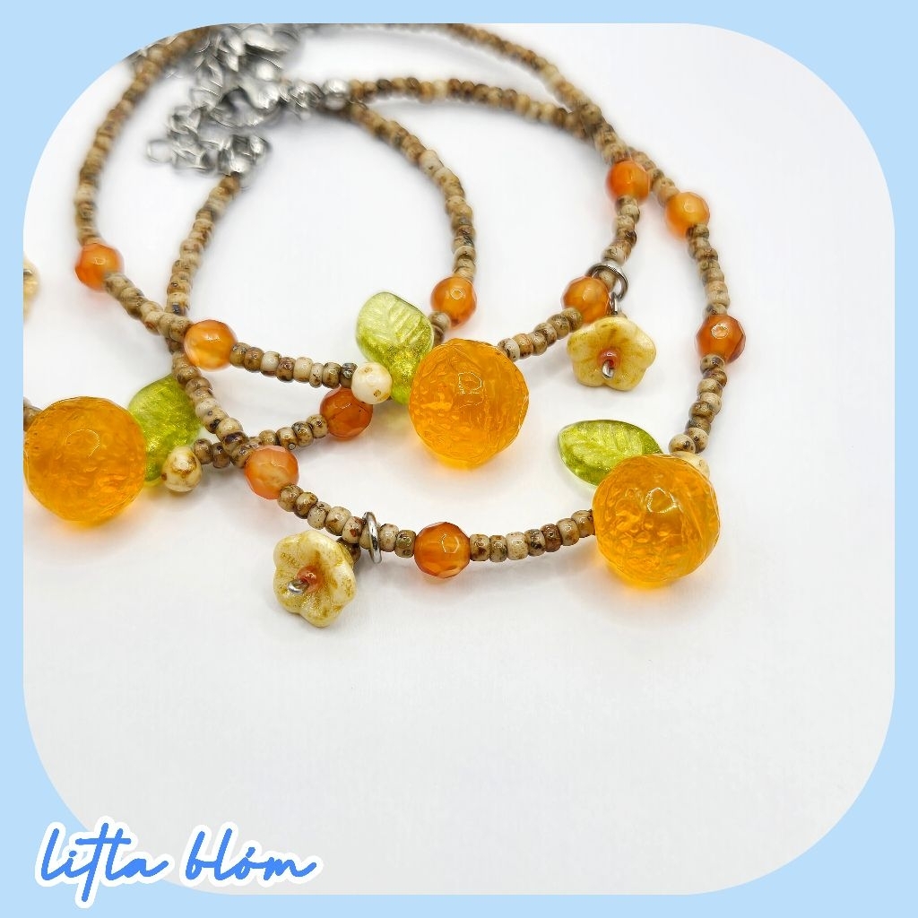 Litla Blóm - Tangerine Dream Bracelet
