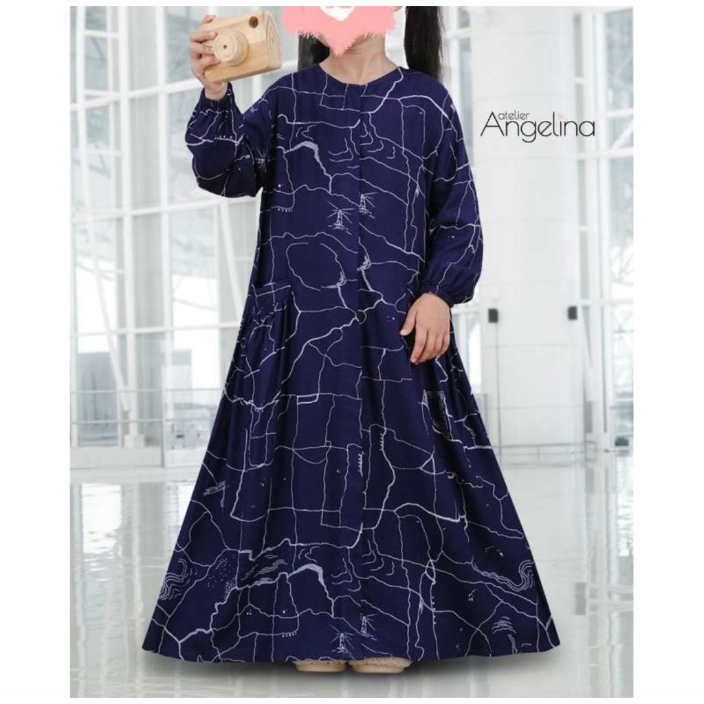 [SIAP KIRIM] LITTLE CELIN ANGEL MENDUNIA MIDNIGHT SIZE 2-4Y BY ATELIER ANGELINA