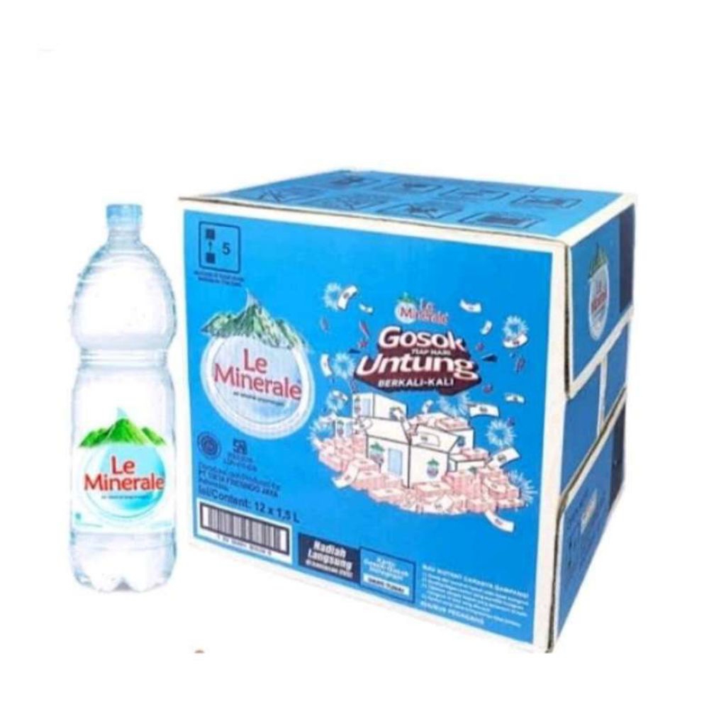 LEMINERAL BOTOL 1500ML 1dus 12botol