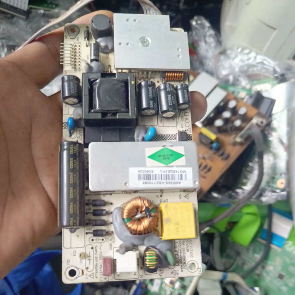 psu regulator powersuplay tv led Polytron PLD24D553