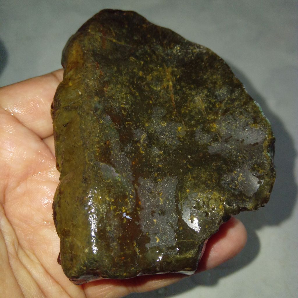 Natural Lempengan Batu Cempaka Klasik Kristal