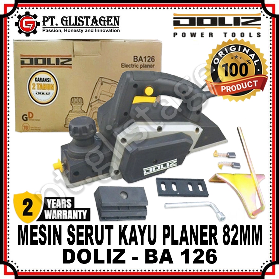 DOLIZ BA126 Mesin Planer Serut Sugu Pasah Ketam Serut Kayu BA 126 BA-126 BA126 ORIGINAL DOLIZ