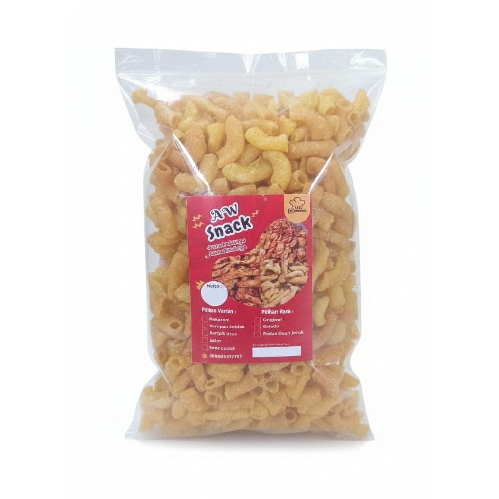 Makaroni Pipa Original 1kg Sepat Makaroni Asin Lezat Gurih