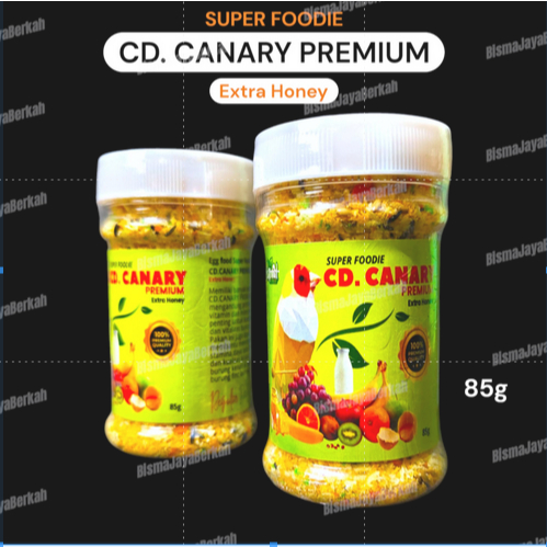 CD CANARY PREMIUM EGGFOOD SUPERFOODIE 85 gram makanan KENARI DAN FINC extra honey