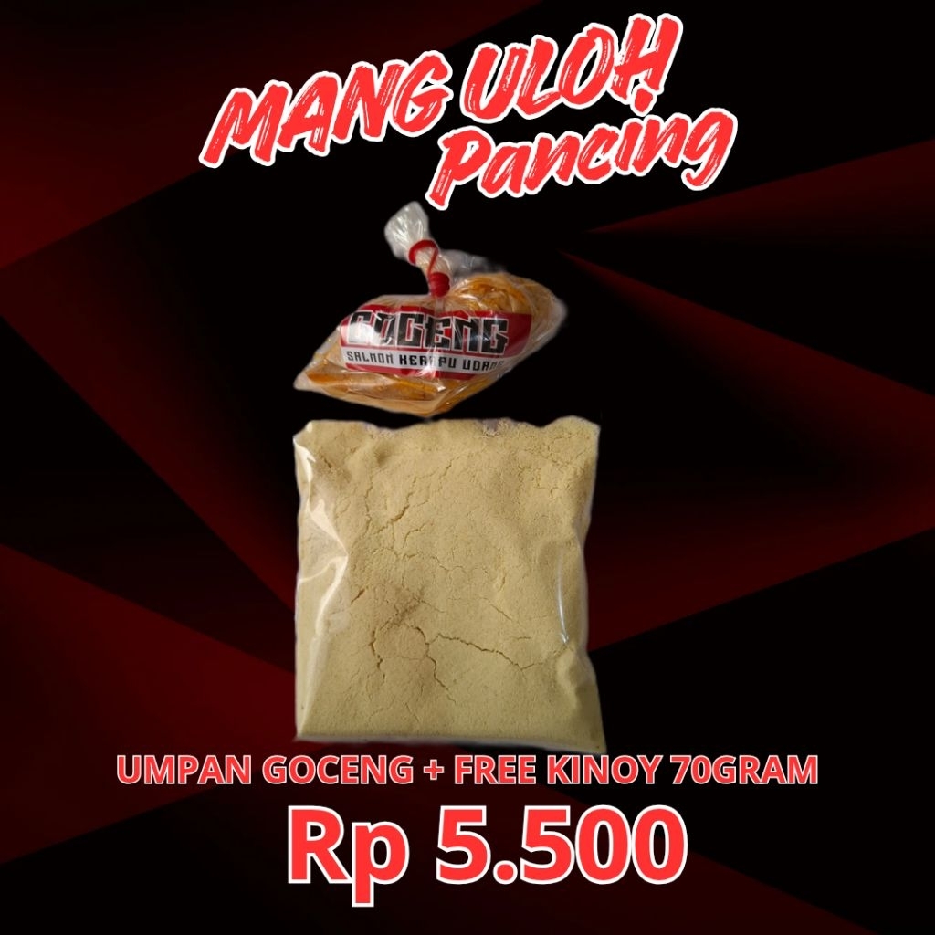 umpan ikan mas goceng udang