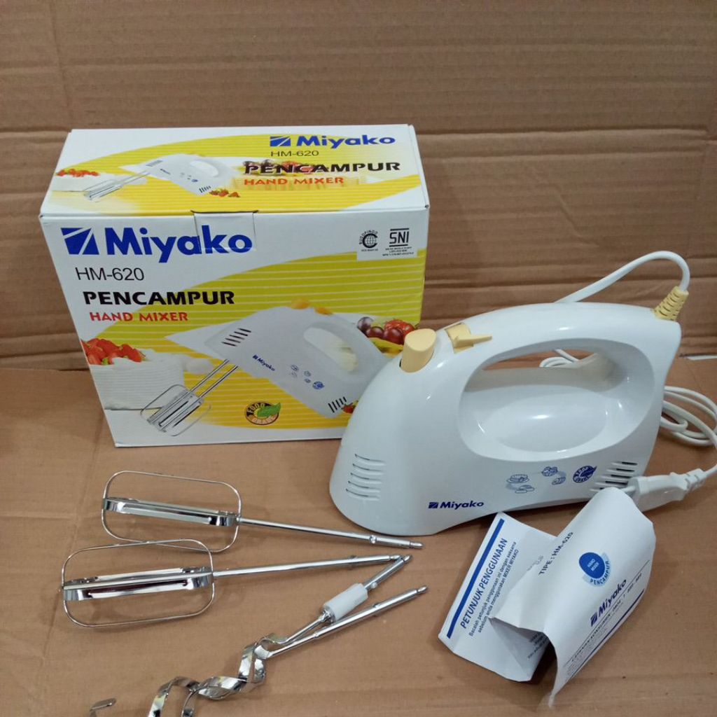 Miyako Hand Mixer HM620 / MIXER Miyako HM-620 / Hand Mixer Murah HM620