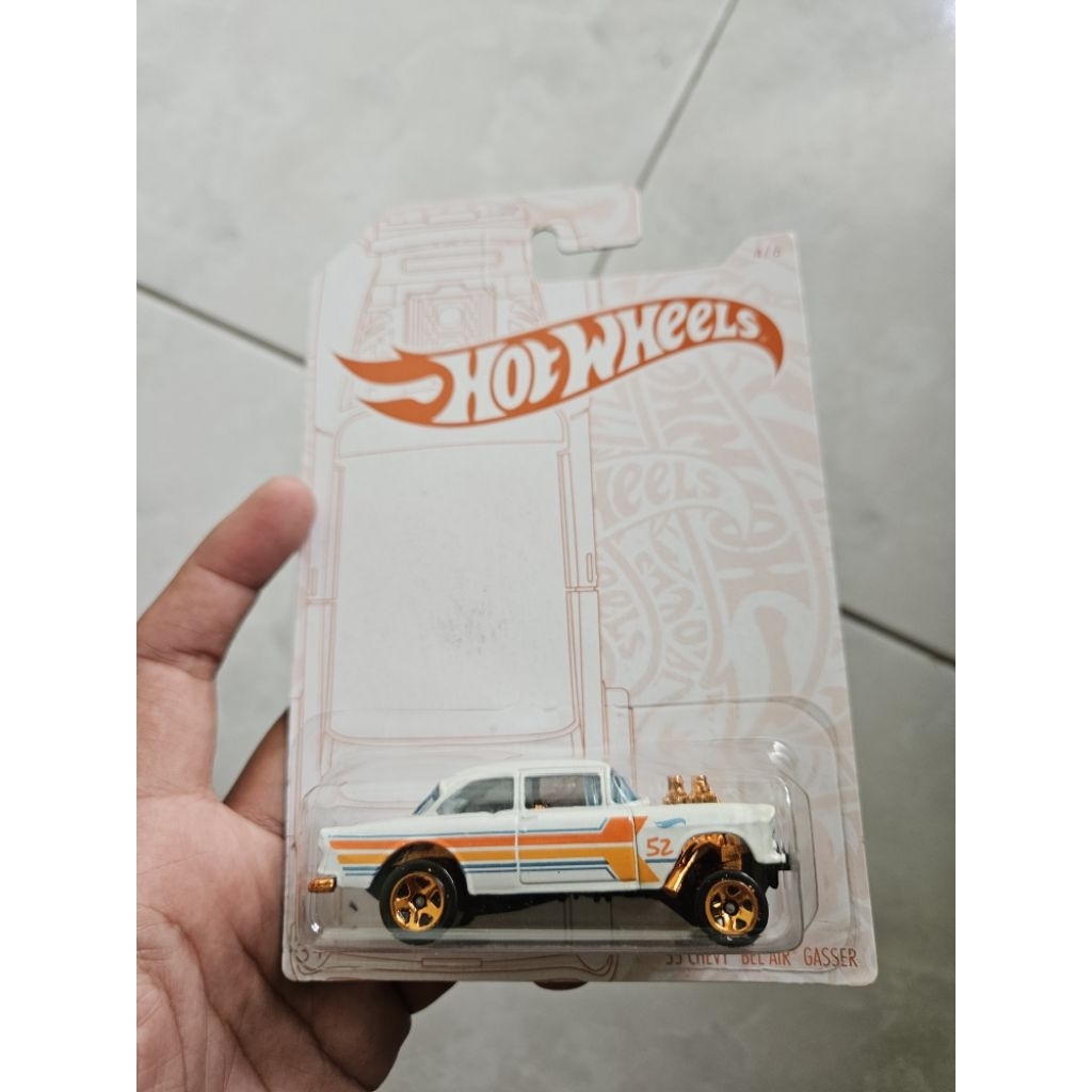 hotwheels chevy bel air gasser 50th