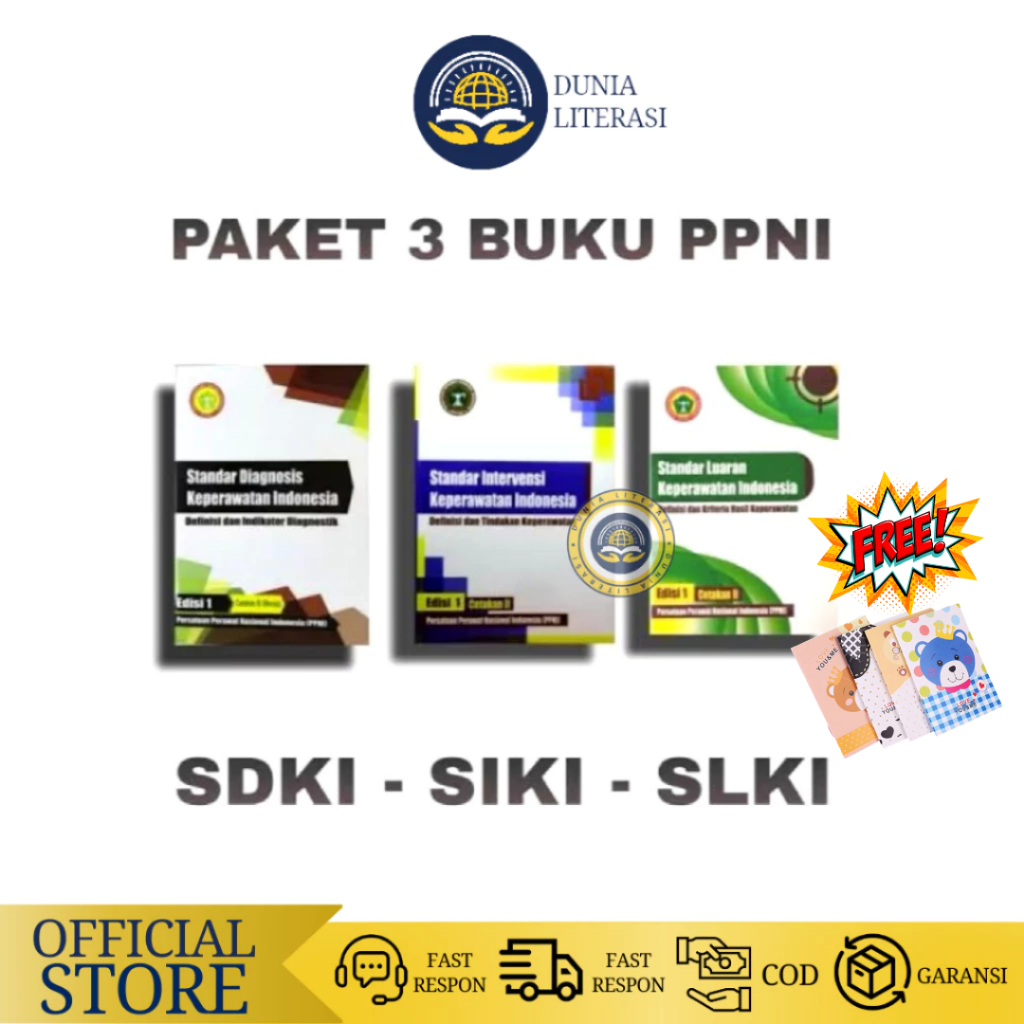 Buku Keperawatan 3S PPNI Edisi Terbaru dan Terlengkap Buku Panduan untuk Perawat Free Notes