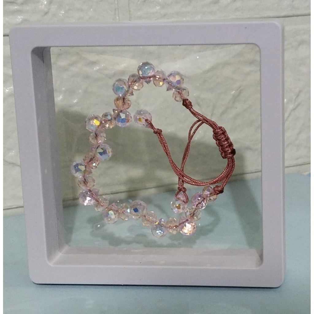 gelang manik manik kristal