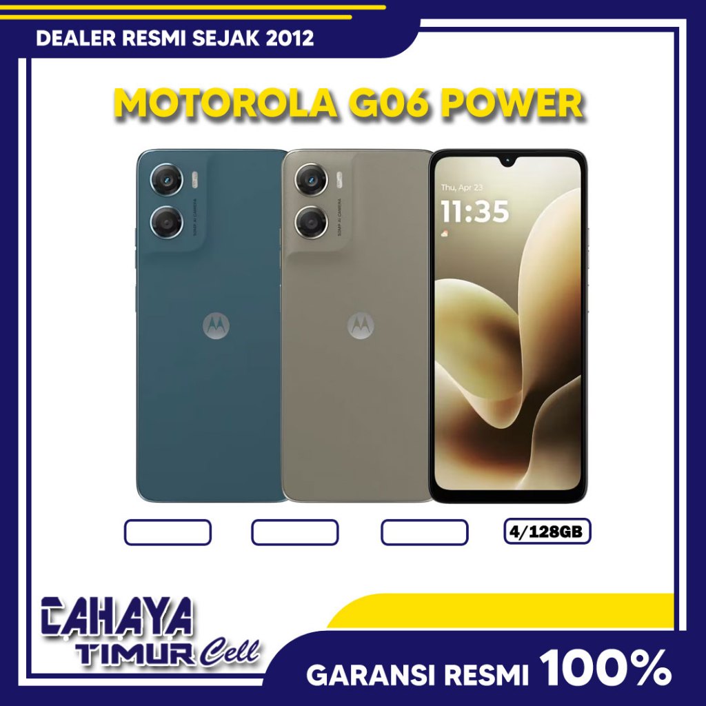MOTOROLA G06 RAM 4/128GB SMARTPHONE GARANSI RESMI