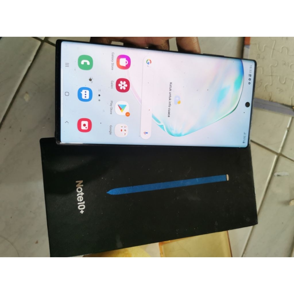 samsung note 10 plus second
